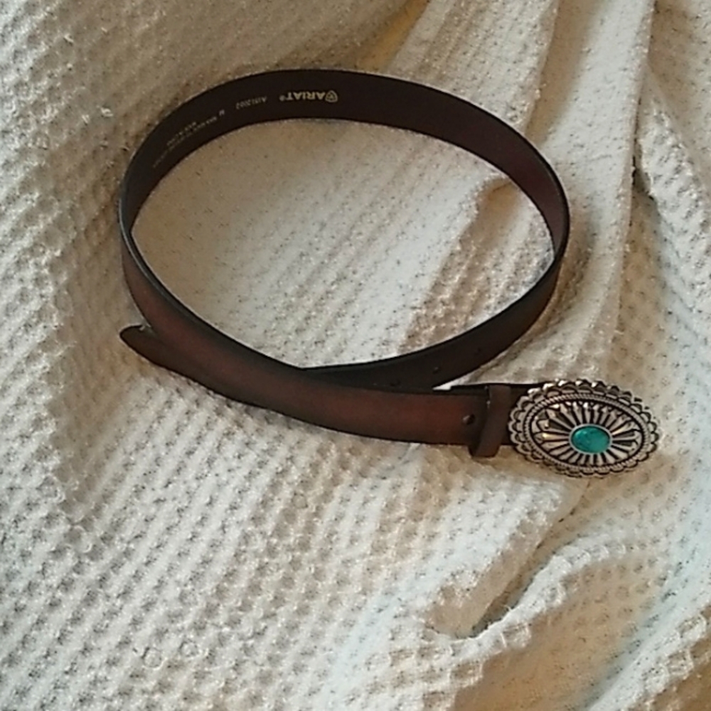 Ariat turquoise belt size M